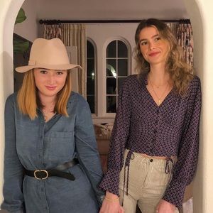 Cropped Free People Blouse